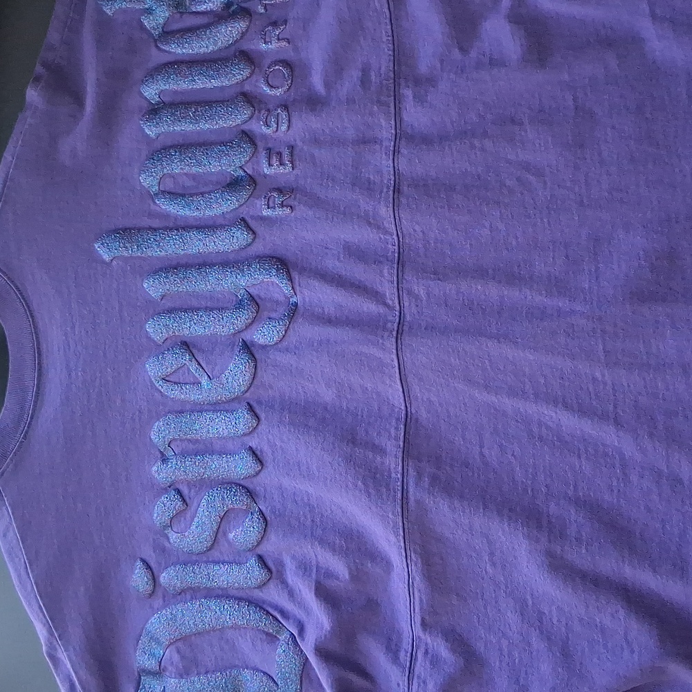 Disneyland Resort Spirit Jersey XS Purple Glitter